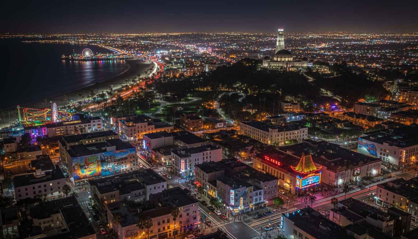 places to visit at night in la