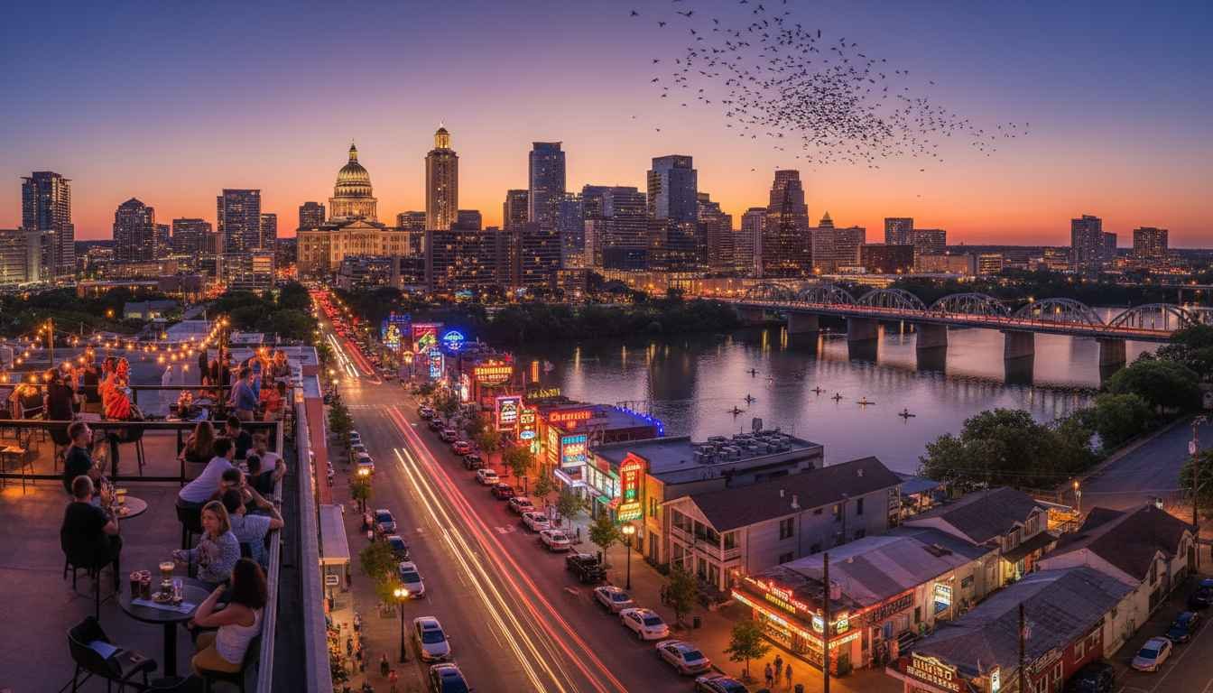 places to visit in austin tx at night