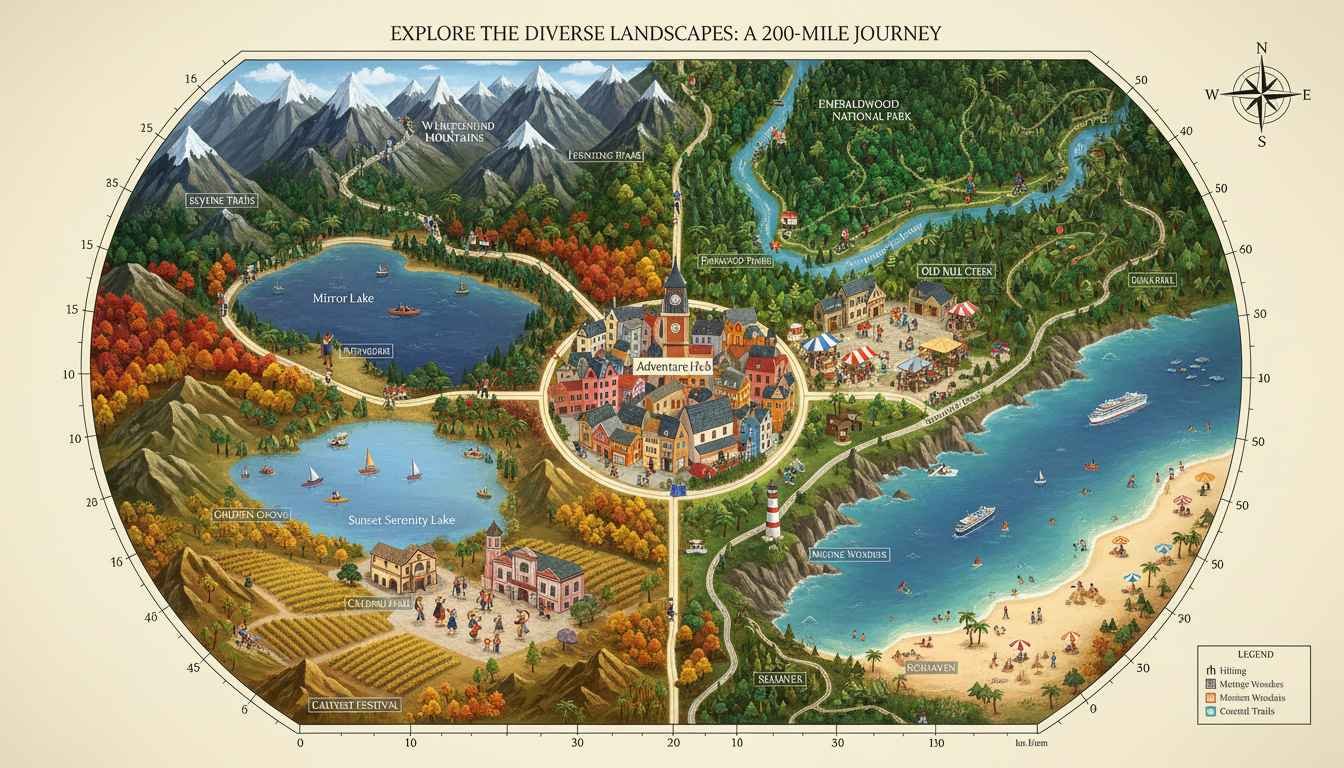 places to visit within 200 miles of me